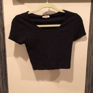 Black Crop Top
